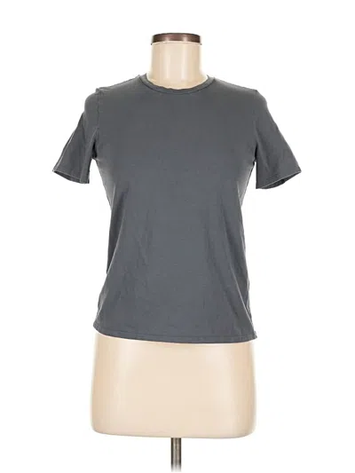 Pre-owned Lululemon Athletica Short Sleeve T-shirt In Blue