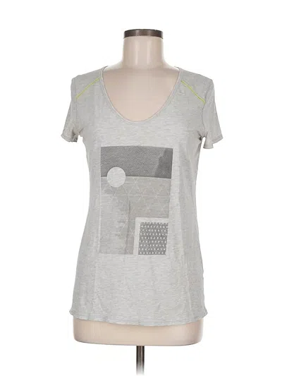Pre-owned Lululemon Athletica Short Sleeve T-shirt In Gray