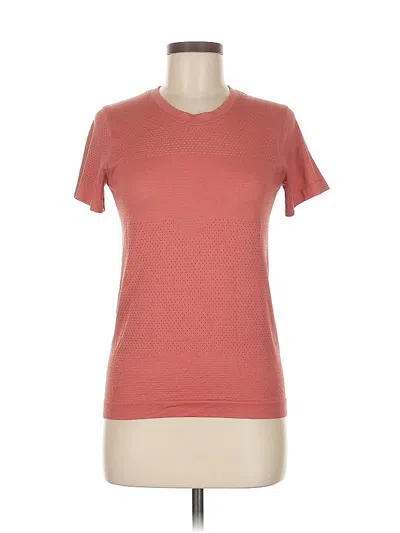 Pre-owned Lululemon Athletica Short Sleeve T-shirt In Orange