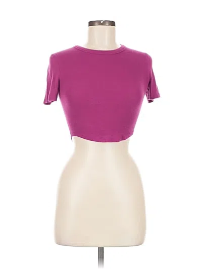 Pre-owned Lululemon Athletica Short Sleeve T-shirt In Pink