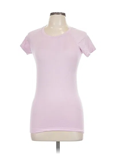 Pre-owned Lululemon Athletica Short Sleeve T-shirt In Pink