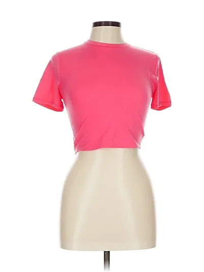 Pre-owned Lululemon Athletica Short Sleeve T-shirt In Pink