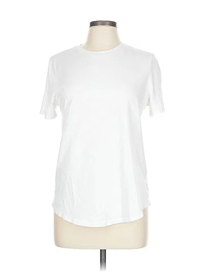 Pre-owned Lululemon Athletica Short Sleeve T-shirt In White