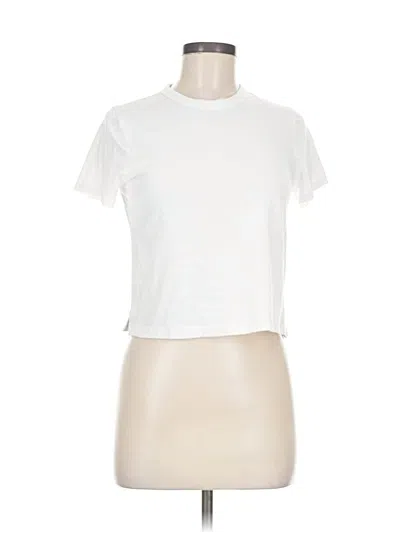 Pre-owned Lululemon Athletica Short Sleeve T-shirt In White