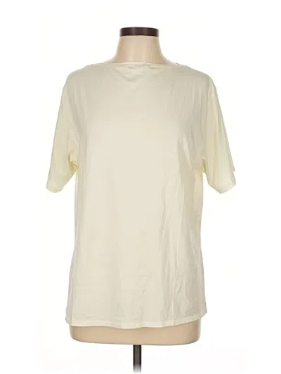 Pre-owned Lululemon Athletica Short Sleeve T-shirt In White