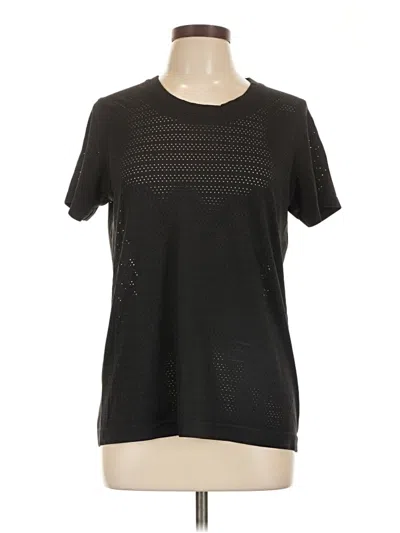 Pre-owned Lululemon Athletica Short Sleeve T-shirt In Black