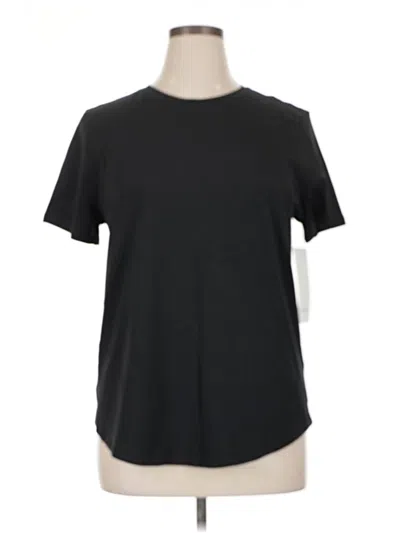 Pre-owned Lululemon Athletica Short Sleeve T-shirt In Black