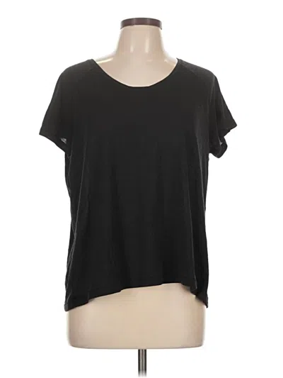 Pre-owned Lululemon Athletica Short Sleeve T-shirt In Black