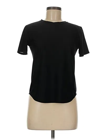 Pre-owned Lululemon Athletica Short Sleeve T-shirt In Black