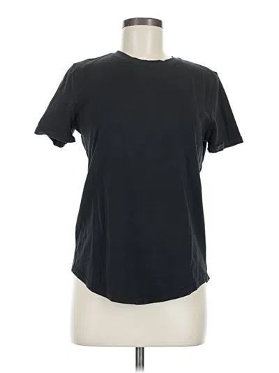 Pre-owned Lululemon Athletica Short Sleeve T-shirt In Black