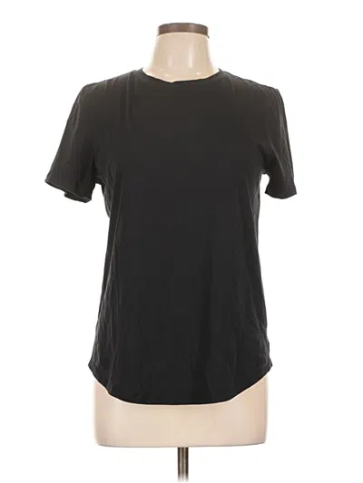 Pre-owned Lululemon Athletica Short Sleeve T-shirt In Black
