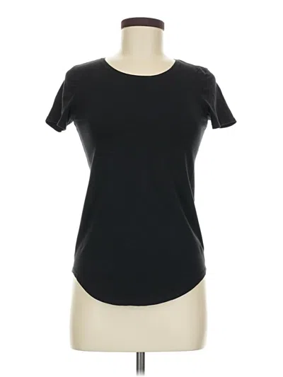 Pre-owned Lululemon Athletica Short Sleeve T-shirt In Black