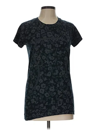 Pre-owned Lululemon Athletica Short Sleeve T-shirt In Black