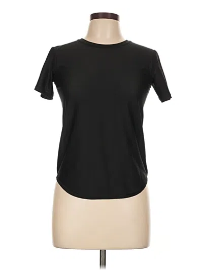 Pre-owned Lululemon Athletica Short Sleeve T-shirt In Black