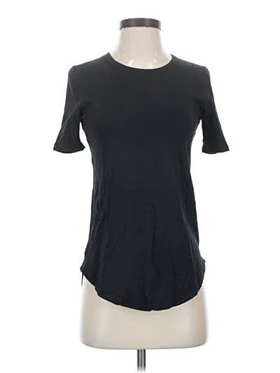 Pre-owned Lululemon Athletica Short Sleeve T-shirt In Black