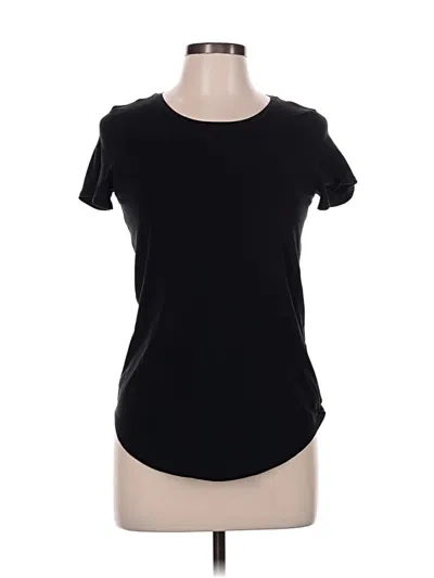Pre-owned Lululemon Athletica Short Sleeve T-shirt In Black