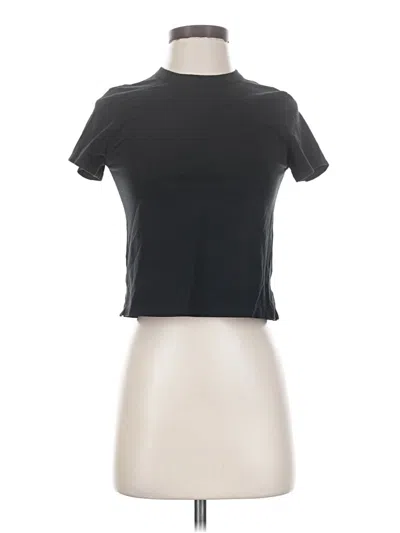 Pre-owned Lululemon Athletica Short Sleeve T-shirt In Black