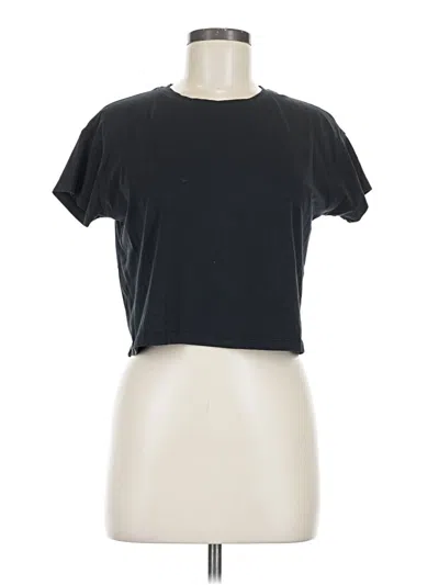 Pre-owned Lululemon Athletica Short Sleeve T-shirt In Black