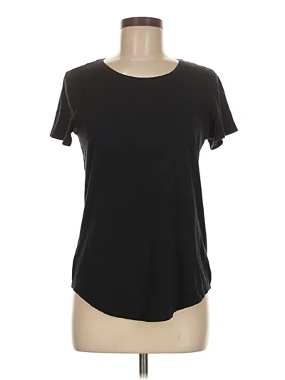 Pre-owned Lululemon Athletica Short Sleeve T-shirt In Black