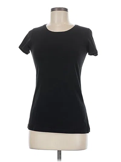 Pre-owned Lululemon Athletica Short Sleeve T-shirt In Black