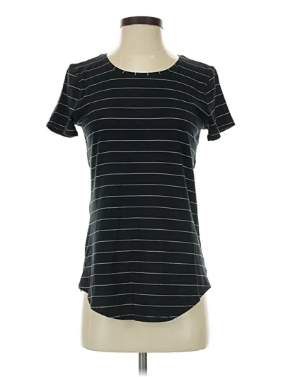 Pre-owned Lululemon Athletica Short Sleeve T-shirt In Black