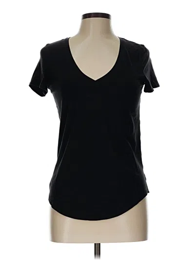 Pre-owned Lululemon Athletica Short Sleeve T-shirt In Black