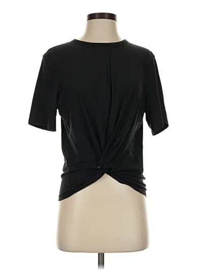Pre-owned Lululemon Athletica Short Sleeve T-shirt In Black