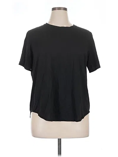 Pre-owned Lululemon Athletica Short Sleeve T-shirt In Black