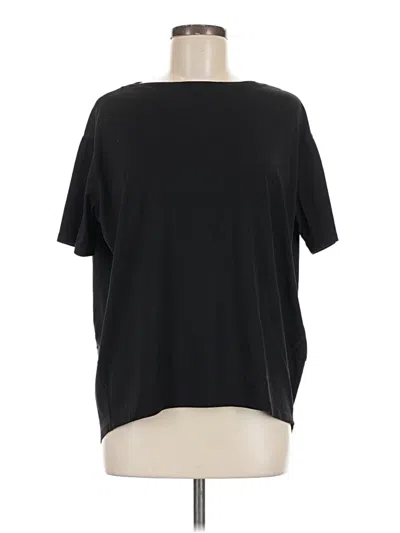Pre-owned Lululemon Athletica Short Sleeve T-shirt In Black
