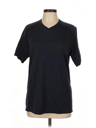 Pre-owned Lululemon Athletica Short Sleeve T-shirt In Black