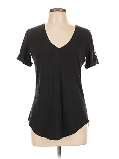 Pre-owned Lululemon Athletica Short Sleeve T-shirt In Black