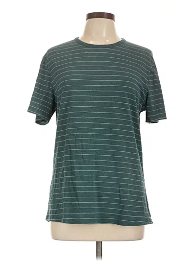 Pre-owned Lululemon Athletica Short Sleeve T-shirt In Blue