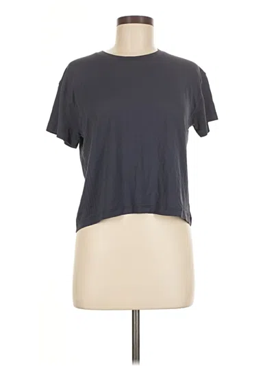 Pre-owned Lululemon Athletica Short Sleeve T-shirt In Blue