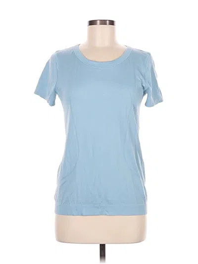 Pre-owned Lululemon Athletica Short Sleeve T-shirt In Blue