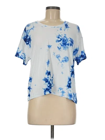 Pre-owned Lululemon Athletica Short Sleeve T-shirt In Blue