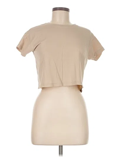 Pre-owned Lululemon Athletica Short Sleeve T-shirt In Brown