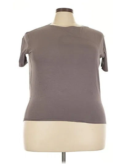 Pre-owned Lululemon Athletica Short Sleeve T-shirt In Brown