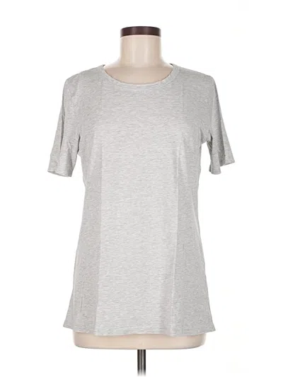 Pre-owned Lululemon Athletica Short Sleeve T-shirt In Gray