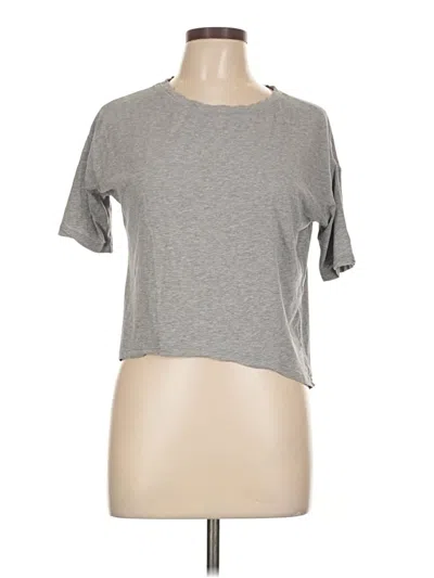 Pre-owned Lululemon Athletica Short Sleeve T-shirt In Gray