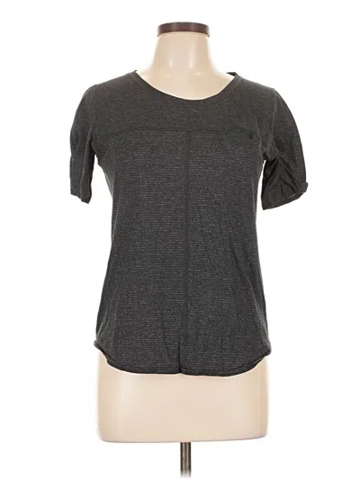 Pre-owned Lululemon Athletica Short Sleeve T-shirt In Gray