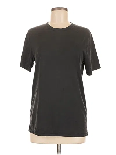 Pre-owned Lululemon Athletica Short Sleeve T-shirt In Gray