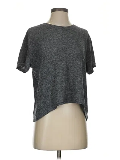 Pre-owned Lululemon Athletica Short Sleeve T-shirt In Gray