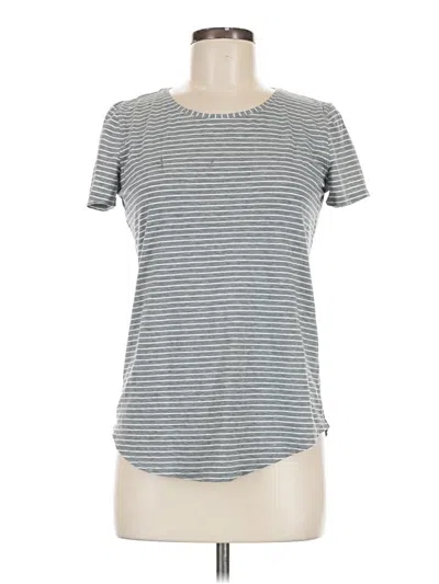 Pre-owned Lululemon Athletica Short Sleeve T-shirt In Gray