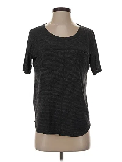 Pre-owned Lululemon Athletica Short Sleeve T-shirt In Gray