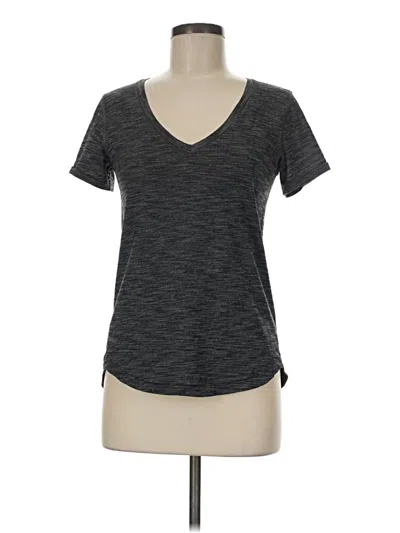 Pre-owned Lululemon Athletica Short Sleeve T-shirt In Gray