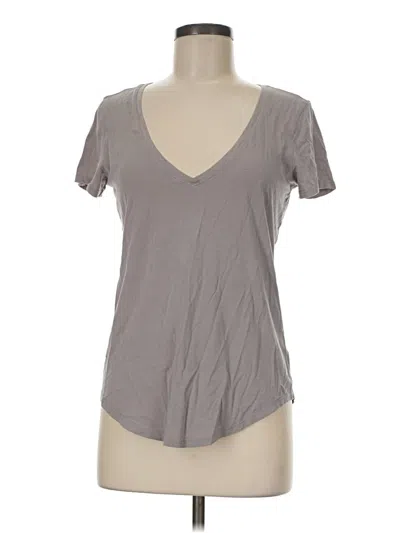 Pre-owned Lululemon Athletica Short Sleeve T-shirt In Gray