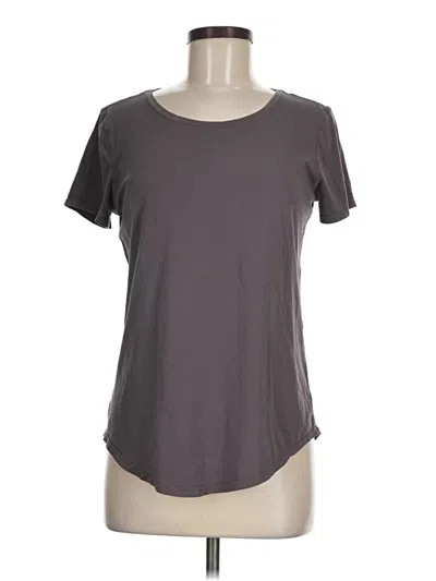 Pre-owned Lululemon Athletica Short Sleeve T-shirt In Gray