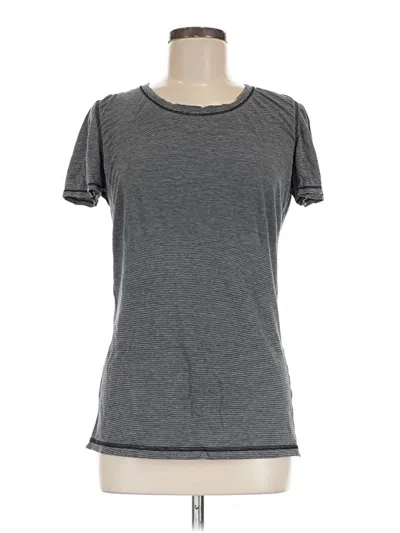 Pre-owned Lululemon Athletica Short Sleeve T-shirt In Gray