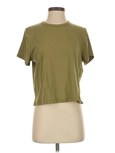 Pre-owned Lululemon Athletica Short Sleeve T-shirt In Green