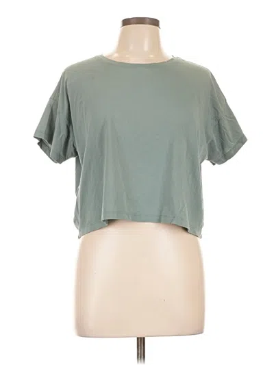 Pre-owned Lululemon Athletica Short Sleeve T-shirt In Green